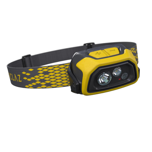 





Rechargeable 400 Lumen Head Torch - Yellow