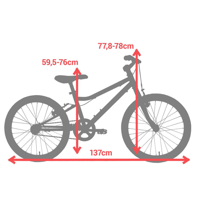 20 inch size discount bike