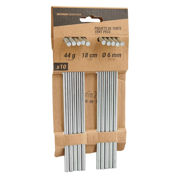 





Pack of 10 Steel Tent Pegs, photo 1 of 4
