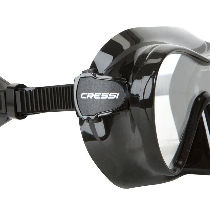 Cressi F1 Frameless Diving Mask Black