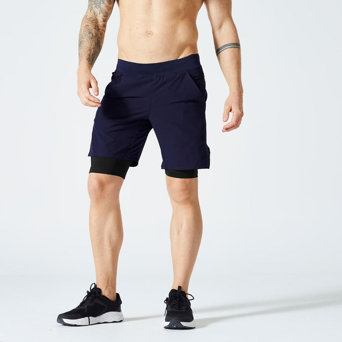 





Men's Zip Pocket Breathable 2-in-1 Fitness Shorts, photo 1 of 5