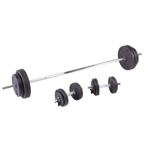 





Weight Training Dumbbells and Bars Kit 93 kg