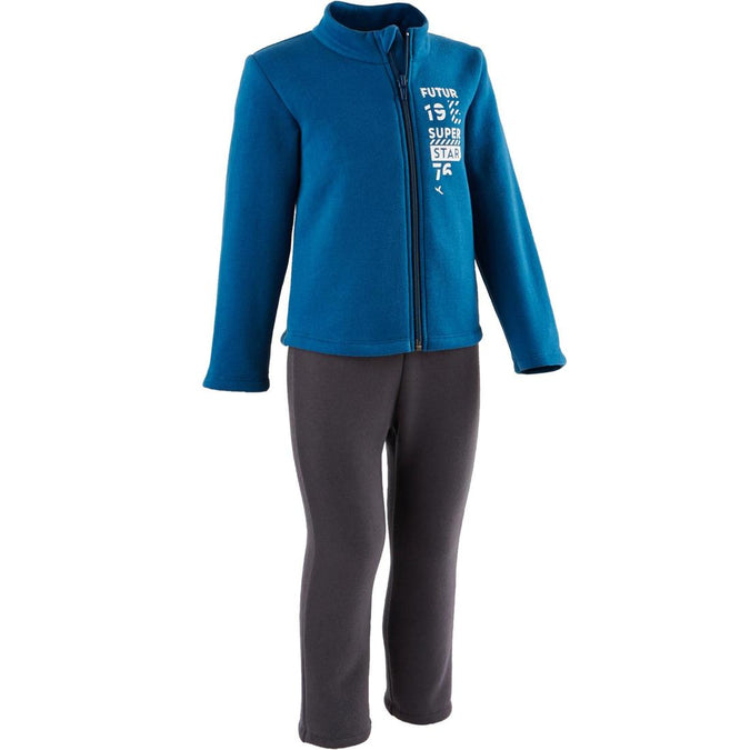 





100 Warm'y Zip Baby Gym Tracksuit - Blue, photo 1 of 7