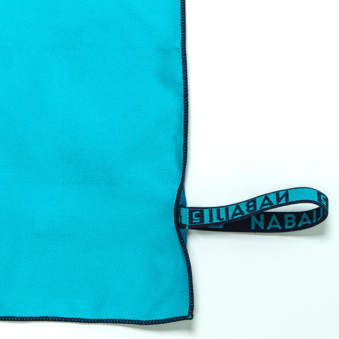 Swimming Microfibre Towel Size M 60 x 80 cm Blue