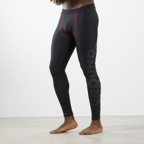 DEVOPS 2 Pack Men's Compression Pants Athletic Leggings with Mesh  Ventilation (X-Large, Black/White) in Dubai - UAE