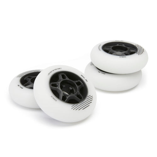 





Adult 80mm 80A Fitness Inline Skating Wheels Fit 4-Pack - White