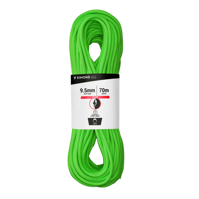 





Climbing Rope 9.5 mm x 70 m - Cliff Green, photo 1 of 4