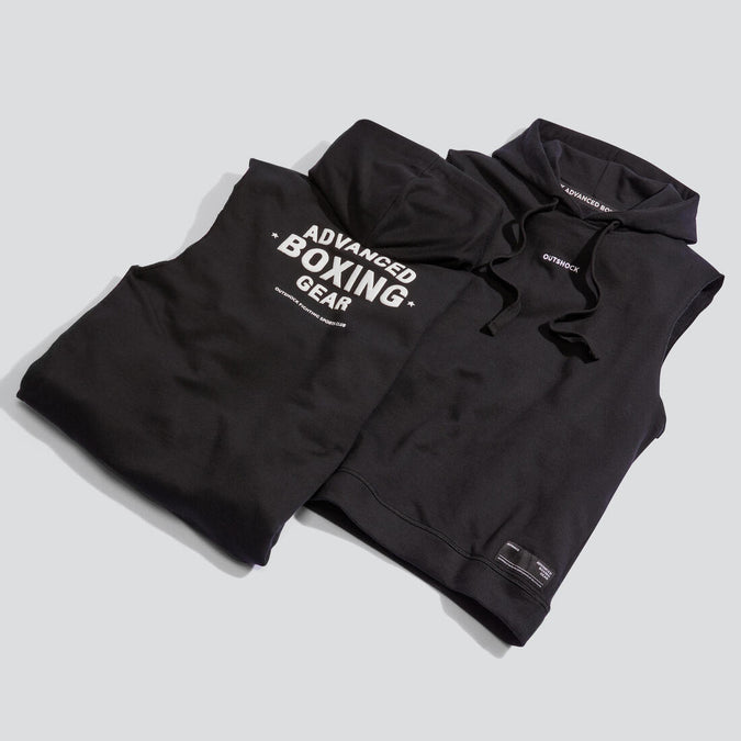 Boxing on sale sleeveless hoodie