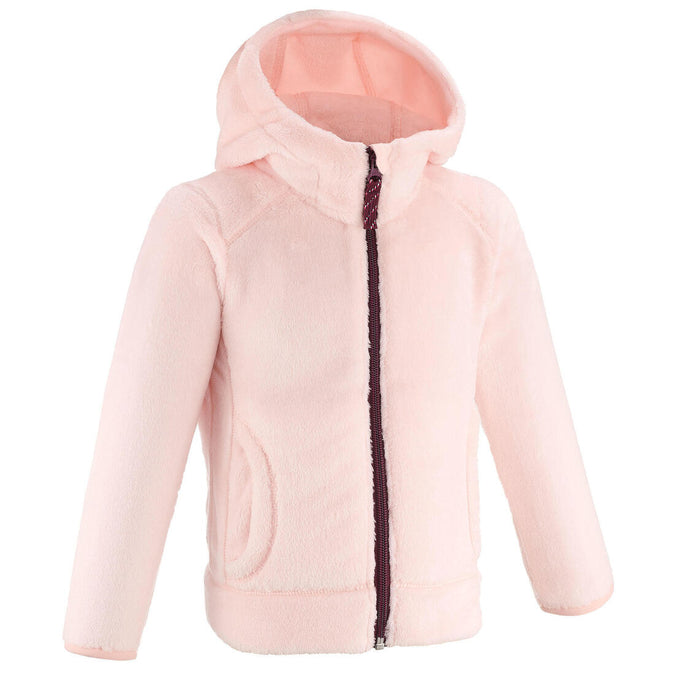 





Kids’ Warm Hiking Fleece Jacket - MH500 Aged 2-6 - Pink, photo 1 of 7