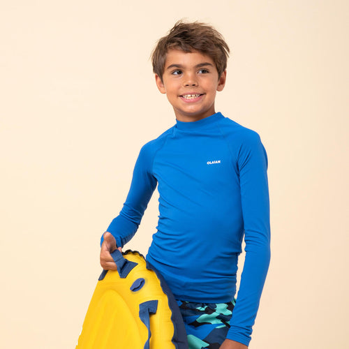 





Kids' UV protection long sleeve T-shirt - blue