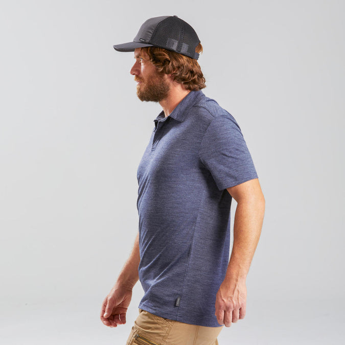 SmartWool Merino Sport 150 Polo Shirt with Side Pocket - UPF 20+