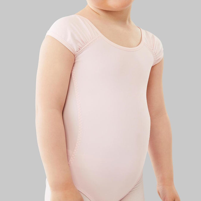 Studio Collection Short Sleeve Girl's Leotard in Pink - Select