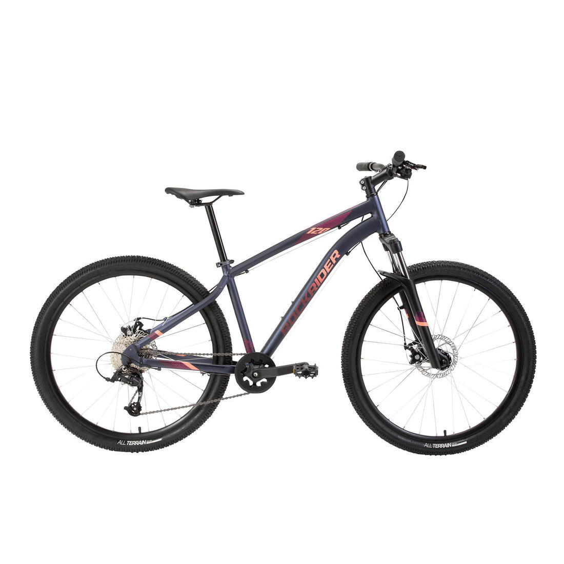 Women s 27.5 Mountain Bike ST 120 Navy Decathlon UAE