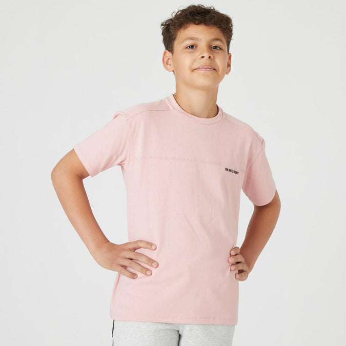 





Kids' Breathable Cotton T-Shirt 500, photo 1 of 5