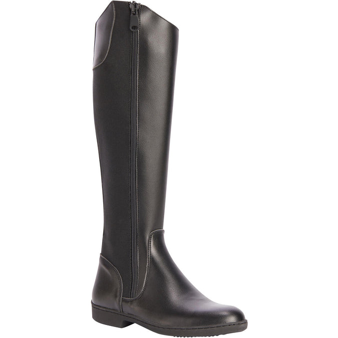 





500 Adult Synthetic Horse Riding Long Boots - Black, photo 1 of 13