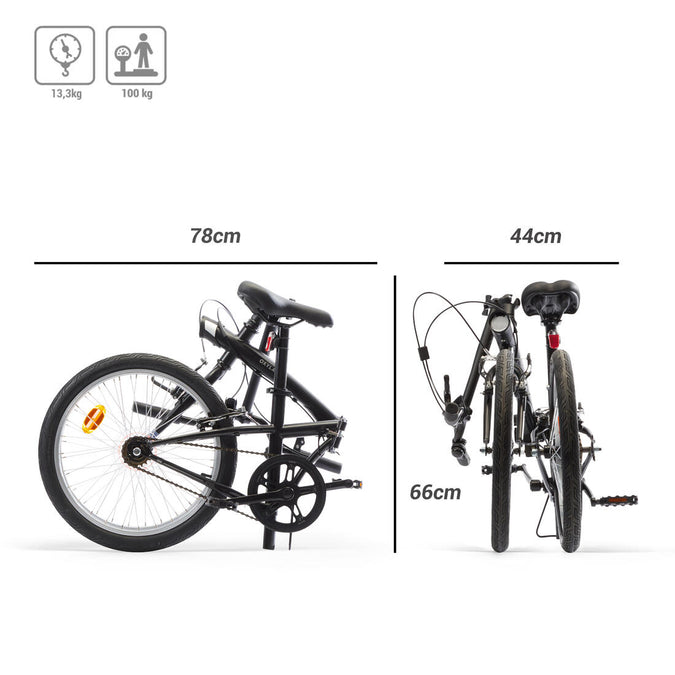 Dhs folding hot sale bike