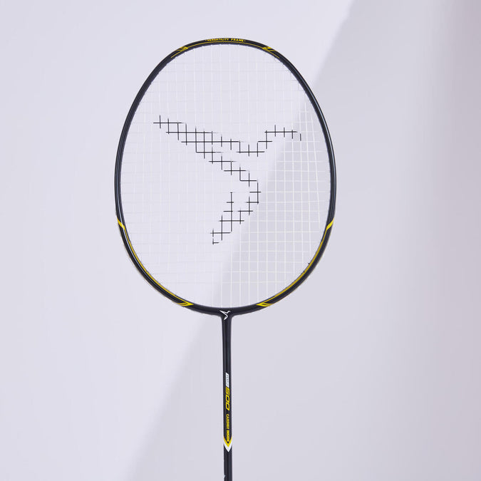 PERFLY by Decathlon ADULT BADMINTON RACKET BR 500 BLACK YELLOW