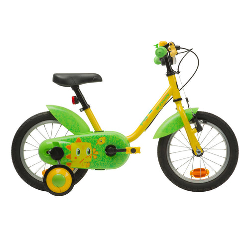 





500 Kids' 14-Inch Bike (3-4.5 Years) - Dinosaur