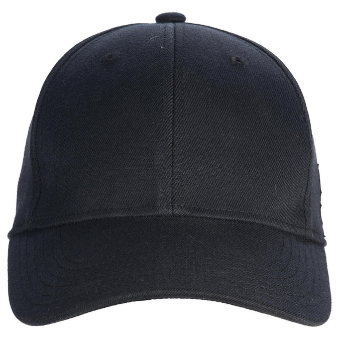 Kipsta BA550 Baseball Cap Hat Black Adult Low Profile Fitted