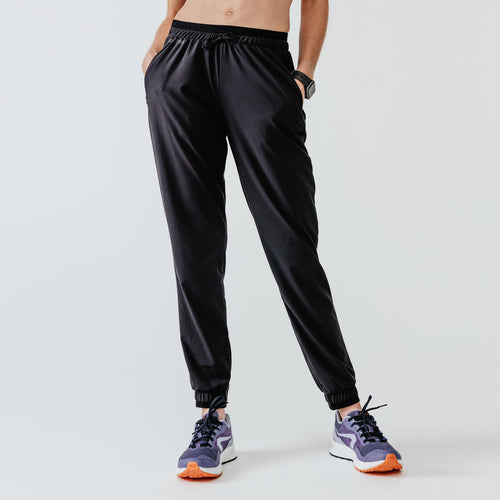 Oalka Women's Joggers High Waist Yoga Pockets Sweatpants Sport Workout Pants  Butternut Brown M in Dubai - UAE