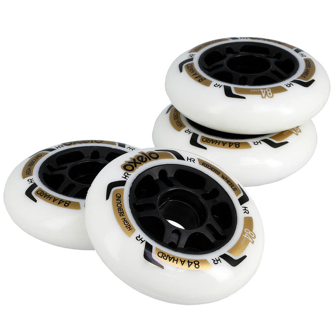 





84 mm 84A Inline Skating Wheels 4-Pack - White, photo 1 of 6