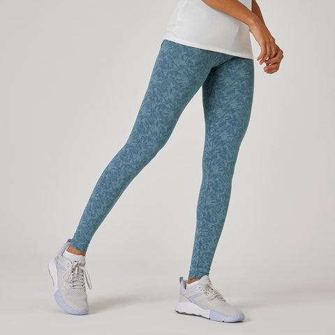 





Women's Slim-Fit Fitness Leggings Fit+ 500 Print