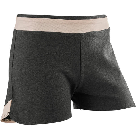 





Girls' Breathable Shorts - Grey/Pink