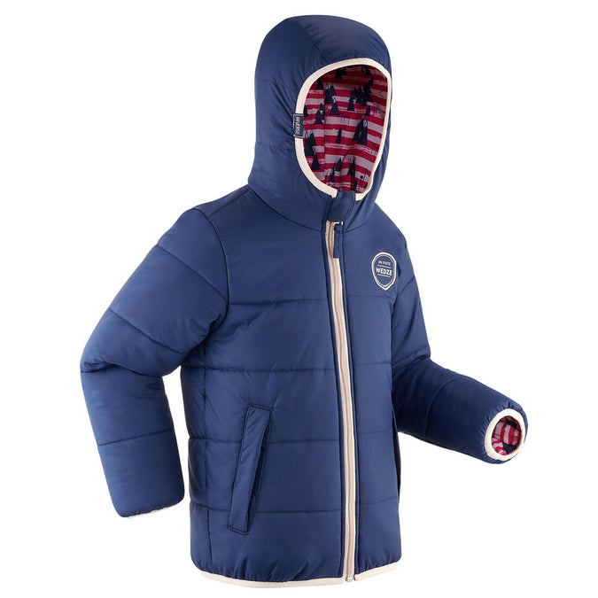 





Children's Ski Jacket Warm Reverse - Blue and Pink, photo 1 of 9