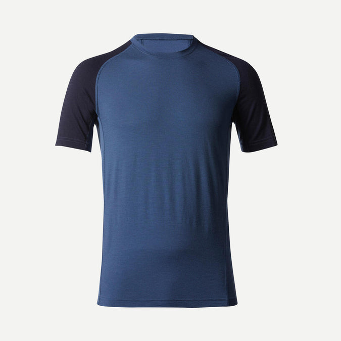 





Men's Short-sleeved Merino Wool Trekking T-shirt  - MT500, photo 1 of 6