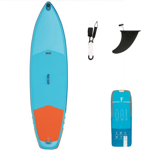 





X100 9FT TOURING INFLATABLE STAND-UP PADDLEBOARD - BLUE / ORANGE