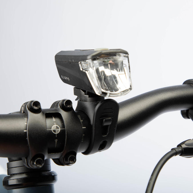 Battery powered store bike lights