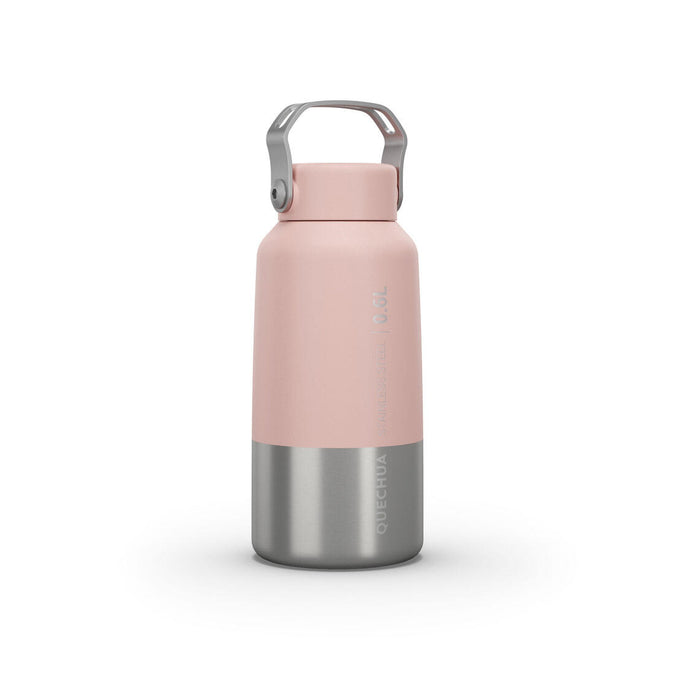 





Stainless Steel Water Bottle with Screw Cap for Hiking 0.6L, photo 1 of 10