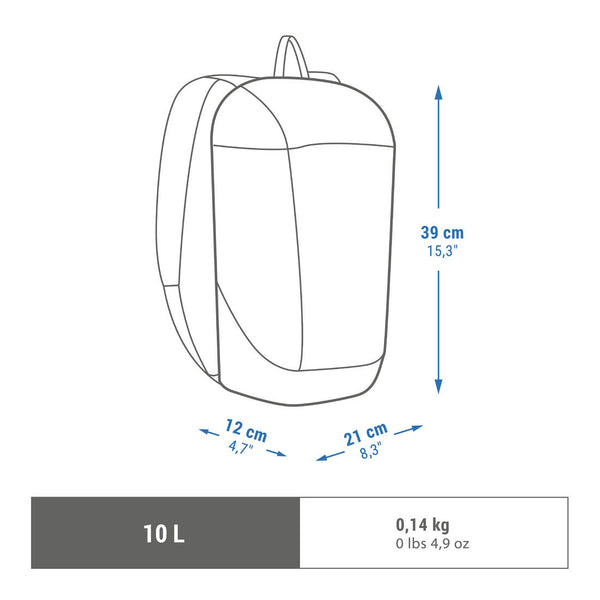 Hiking 10L Backpack - Arpenaz NH100 | Decathlon UAE