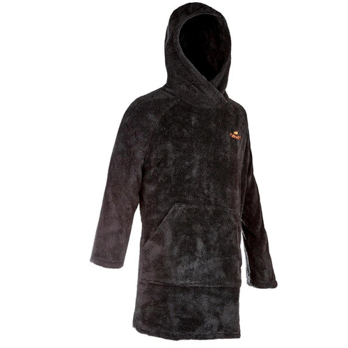 





Children's Soft Microfibre Drying Sweatshirt with Hood and Pocket - Dark Grey