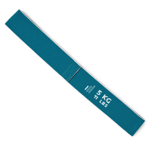 





Fitness 5 kg Fabric Mini Resistance Band - Turquoise