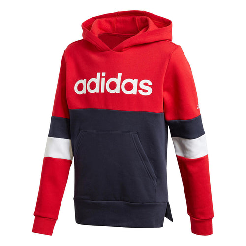 





Boys' Hooded Jacket - Blue/Red/Logo
