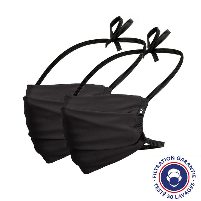 





Adult Washable Covid-19 Barrier Mask Twin-Pack - Black, photo 1 of 5