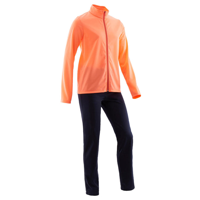 





Kids' Breathable Synthetic Tracksuit Gym'y - Pink Top/Navy Bottoms, photo 1 of 6