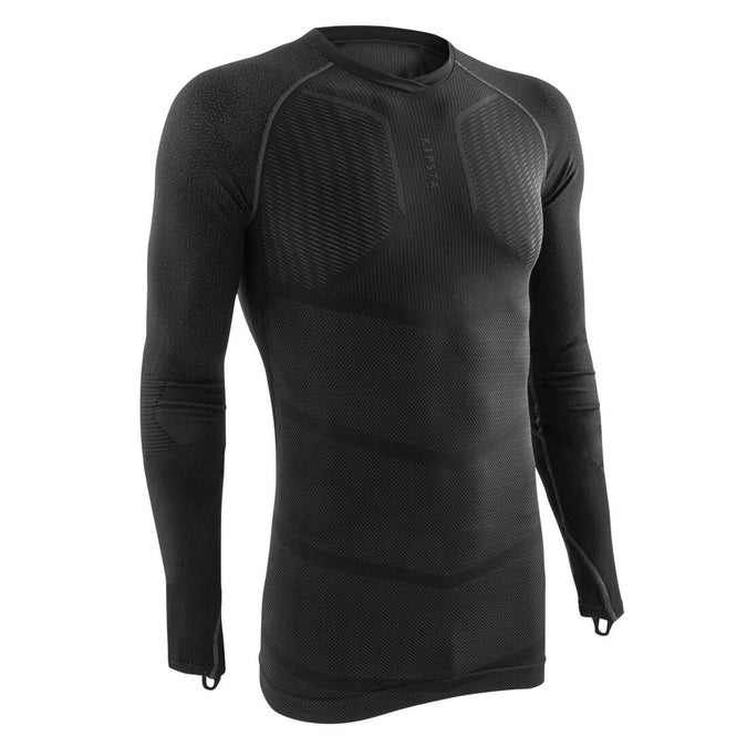 





Adult Long-Sleeved Thermal Base Layer Top Keepdry 500 - Black, photo 1 of 15