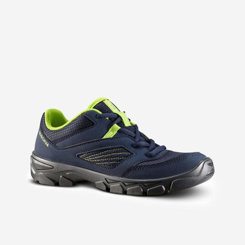 





Children's low lace-up hiking shoes MH100 - Blue 2.5 TO 5