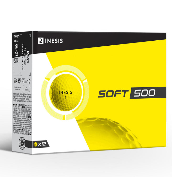 





GOLF BALLSx12 - INESIS SOFT 500, photo 1 of 8