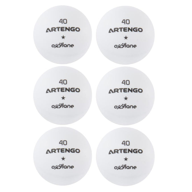





FB800 Table Tennis Balls 6-pack - White, photo 1 of 2