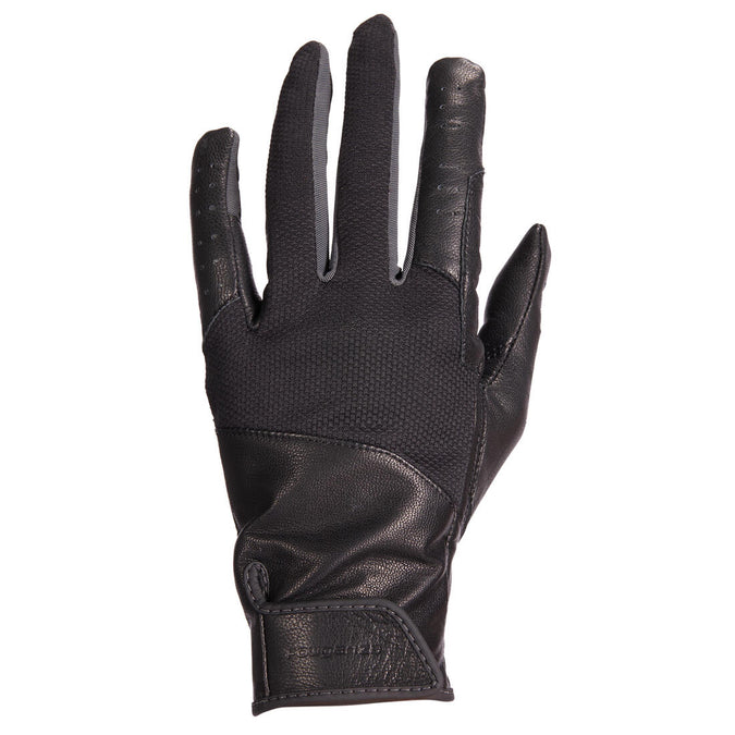 





Women's Horse Riding Leather Gloves 960 - Black, photo 1 of 8