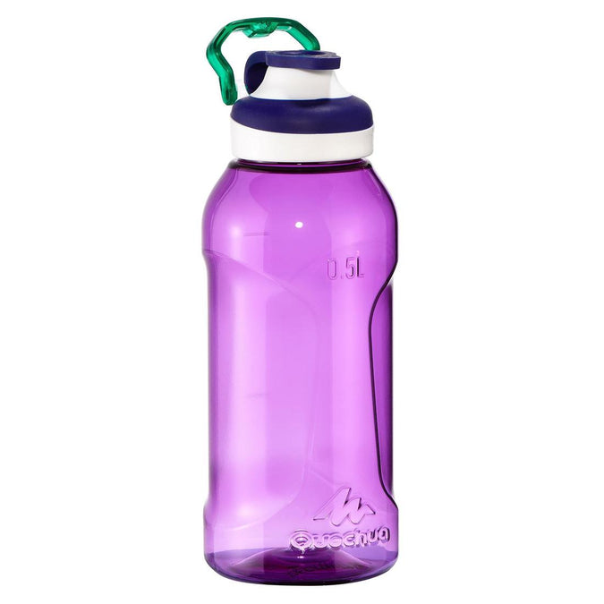 





500 Tritan 0.5L Hiking Water Bottle with Quick-Opening Top - Purple, photo 1 of 1