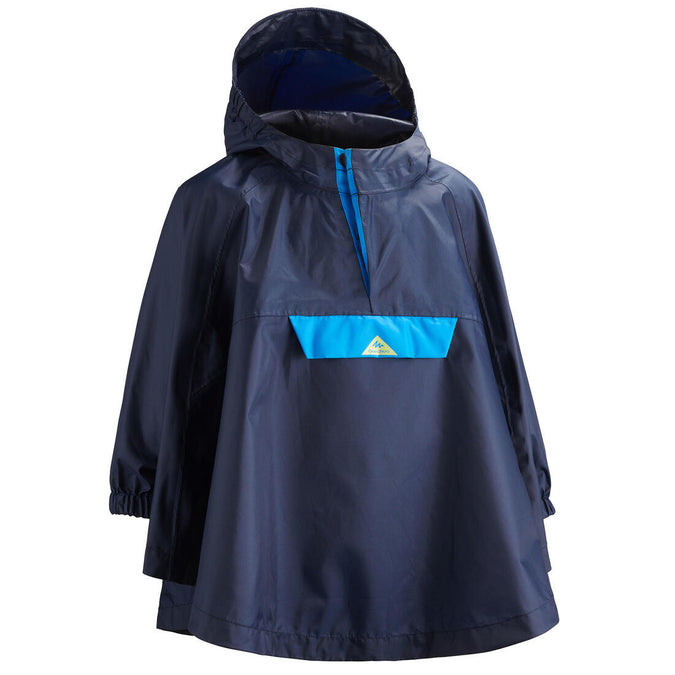 





Kids’ Waterproof Hiking Poncho - MH100 KID Aged 2-6 - Navy Blue, photo 1 of 9