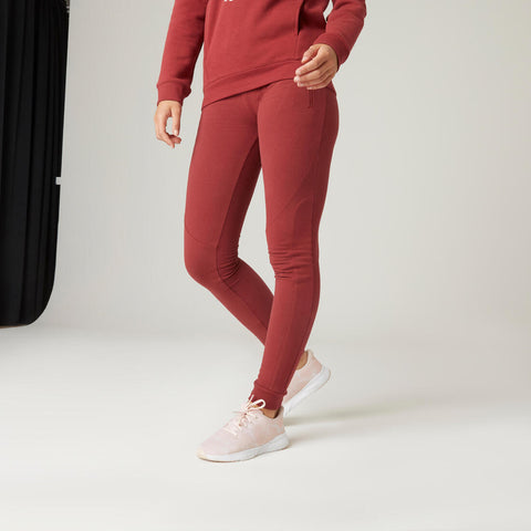 





Women's Slim-Fit Fitness Jogging Bottoms 520