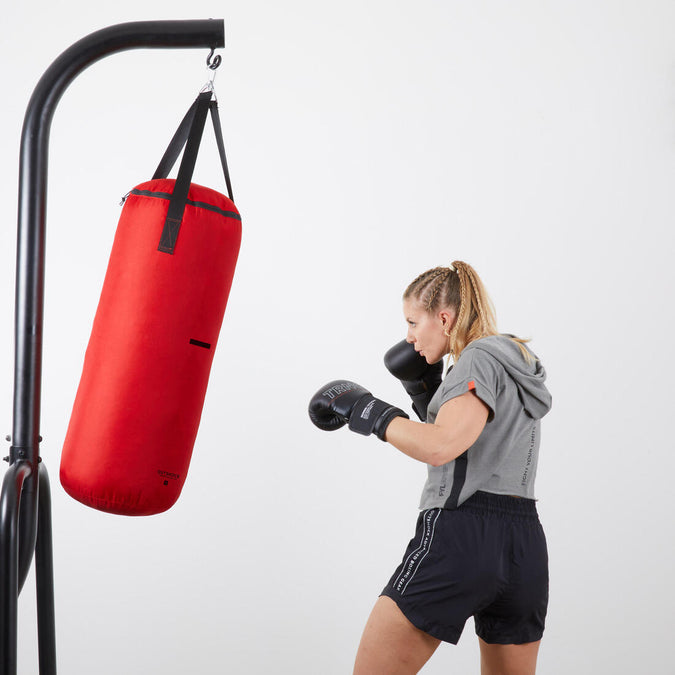 Decathlon Punching Bag with stand, Sports Equipment, Exercise & Fitness,  Cardio & Fitness Machines on Carousell