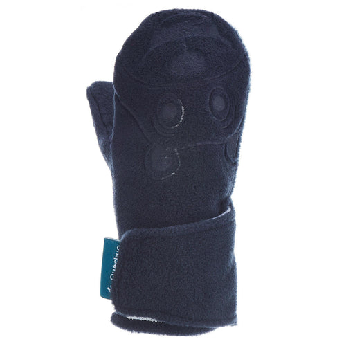 





Children's fleece hiking mittens MH100 - Blue