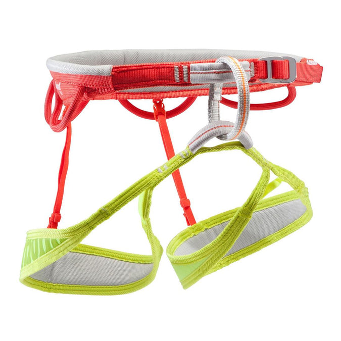 





ADULT CLIMBING AND MOUNTAINEERING HARNESS LIGHT - EDGE ORANGE AND YELLOW, photo 1 of 15